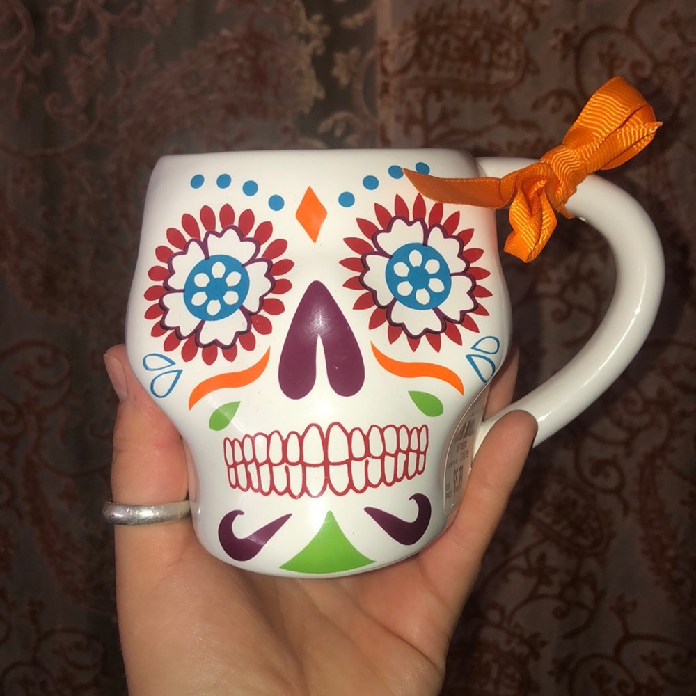 Sugar skull mug